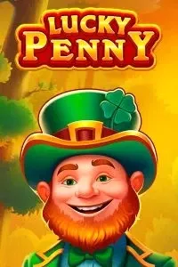 Copertina della slot 'Lucky Penny' con un leprechaun sorridente e sfondo dorato