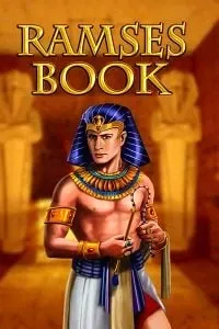 Copertina di una slot a tema egiziano con il titolo 'Ramses Book' e un personaggio femminile con copricapo faraonico